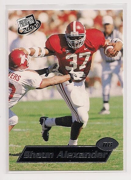 SHAUN ALEXANDER SEATTLE SEAHAW 2000 Press Pass