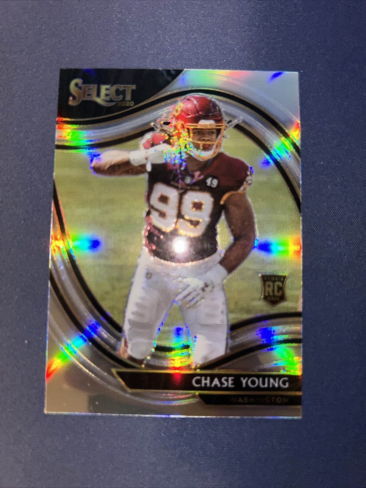 Football Chase Young 2020 Panini Select 2020 Panini Select