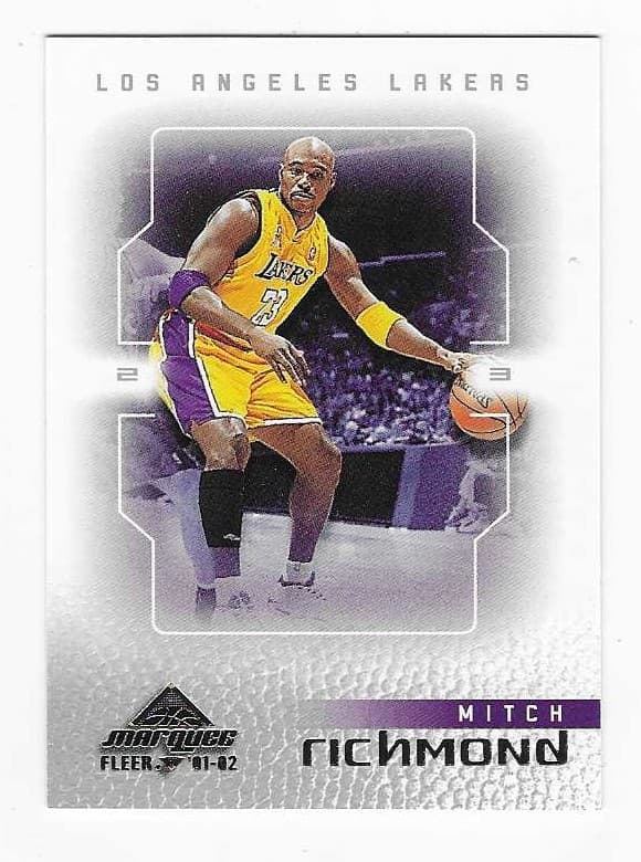 Marquee Mitch Richmond 2001 Fleer 2001 Fleer