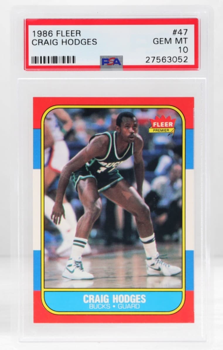Craig Hodges Milwaukee 1986 Fleer 1986 Fleer
