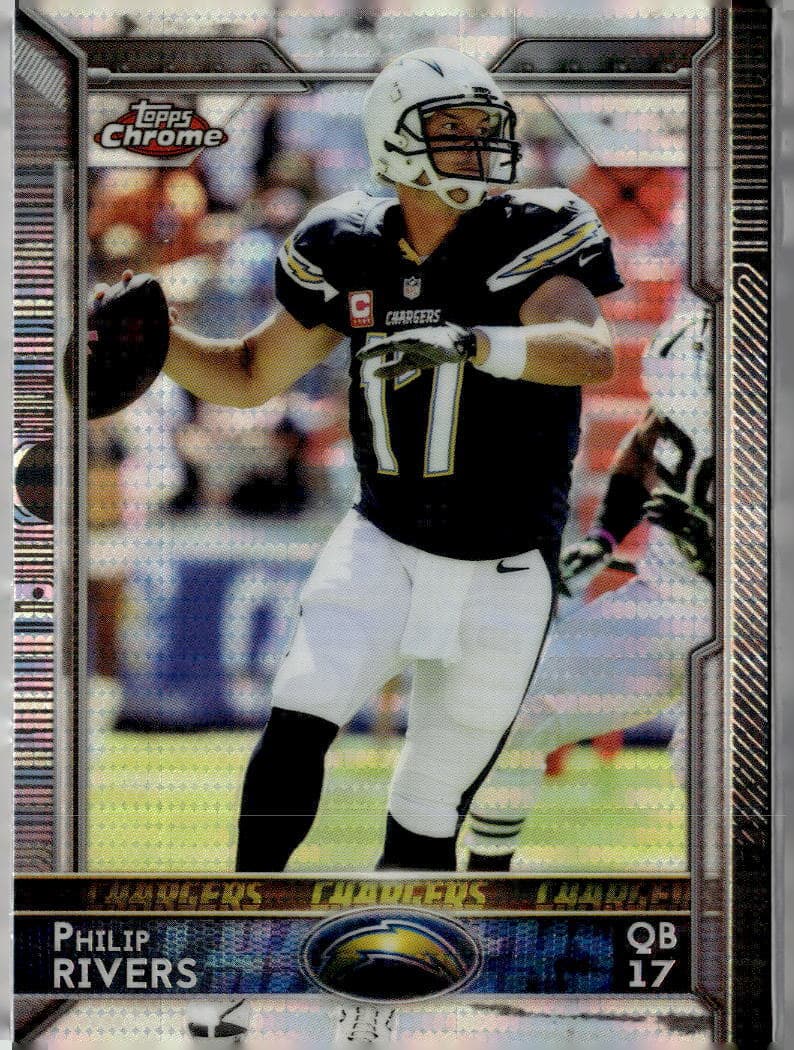 Philip Rivers Pulsar 2015 Topps Chrome 2015 Topps Chrome pulsar-refractor