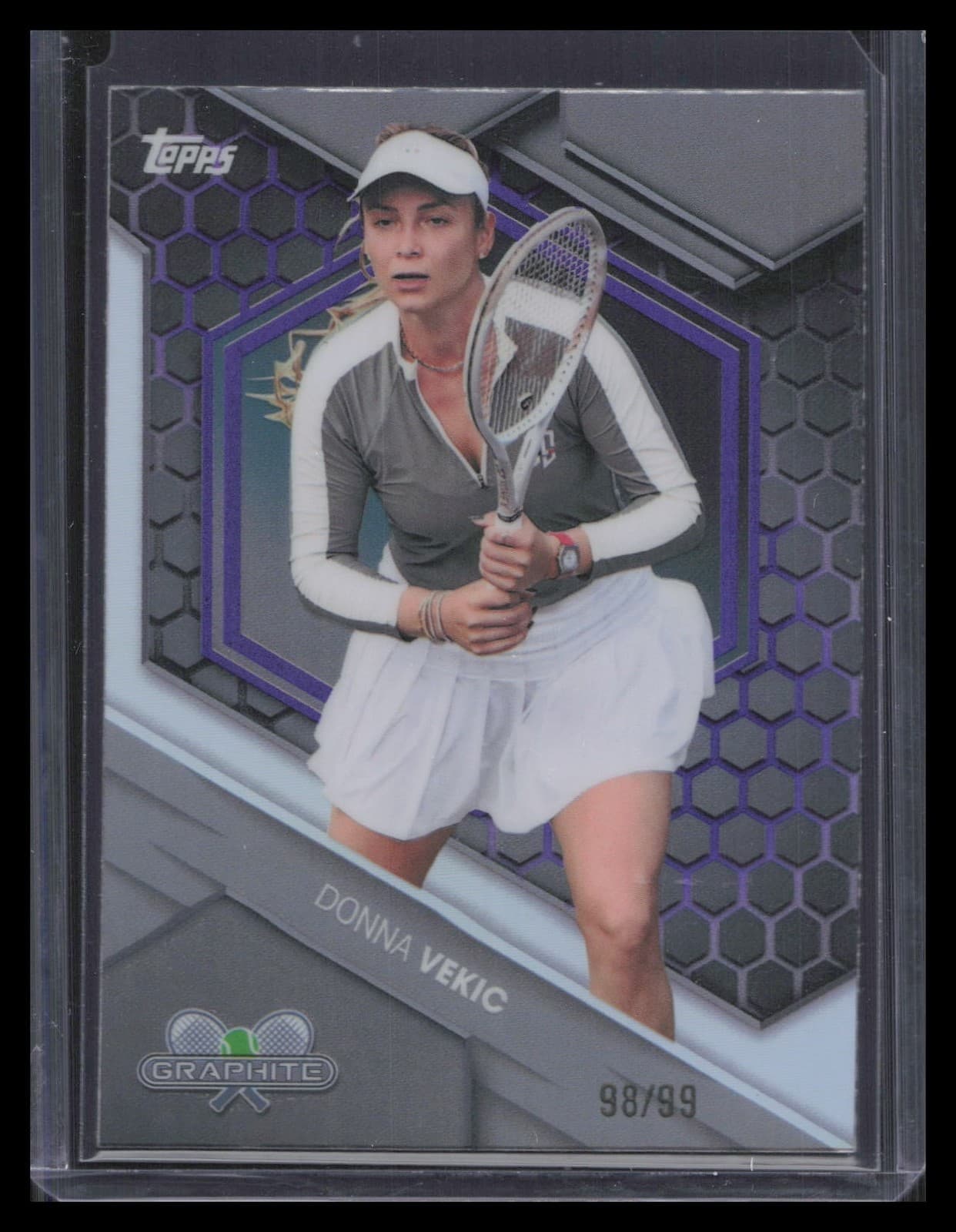Donna Vekic Graphite 2026 Topps 2026 Topps purple-refractor