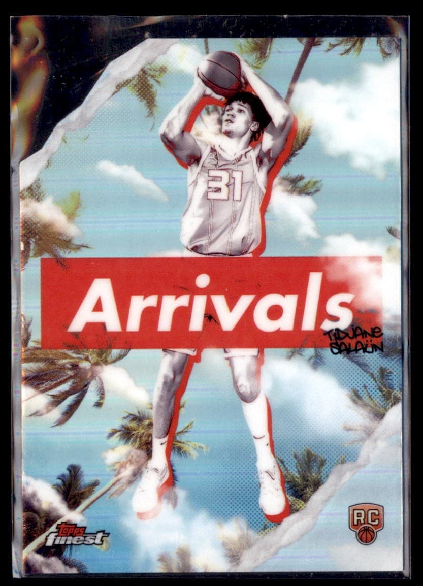 Basketball Arrivals Tidjane 2025 Topps Finest 2025 Topps Finest