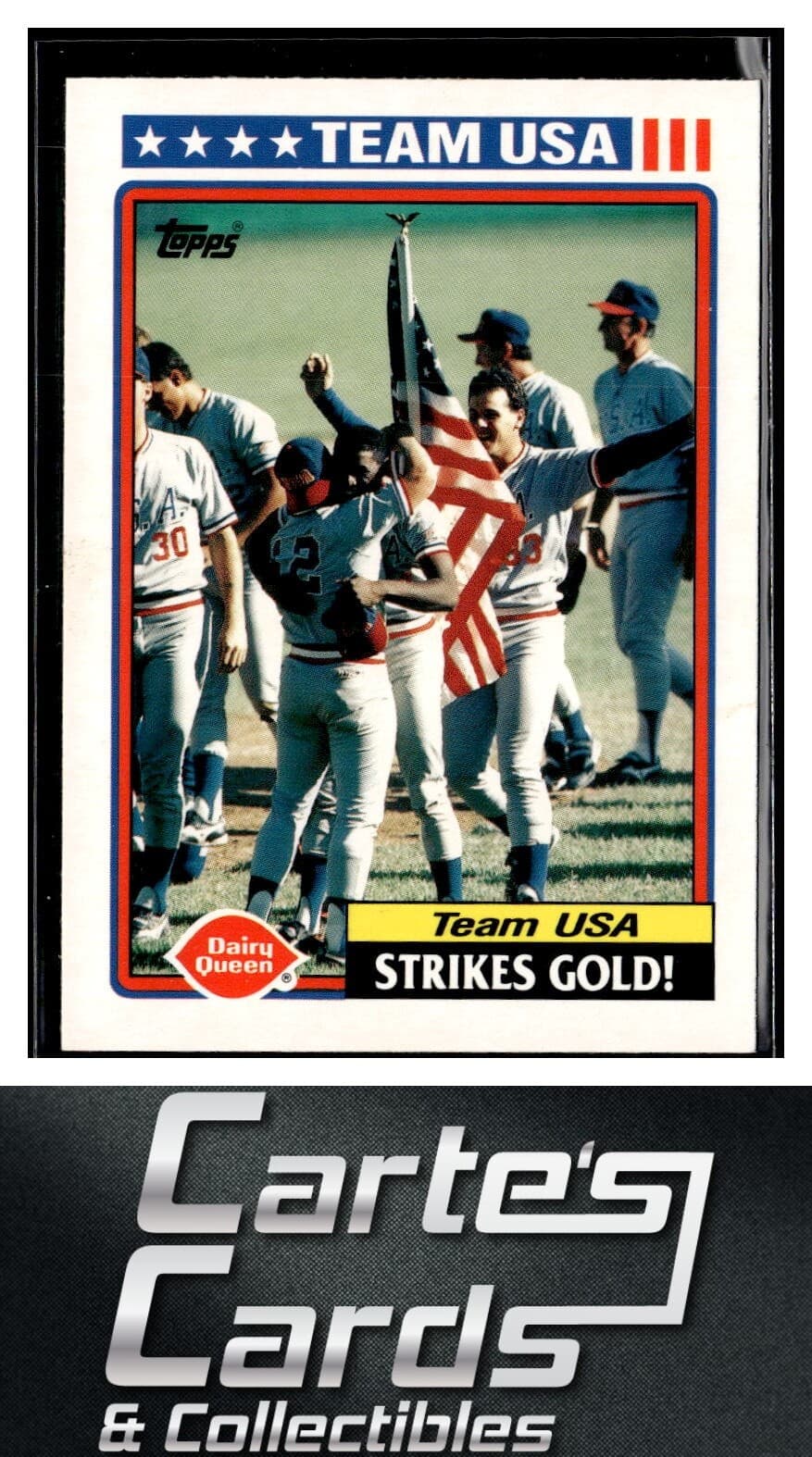 Strikes Gold Dairy 1992 Topps