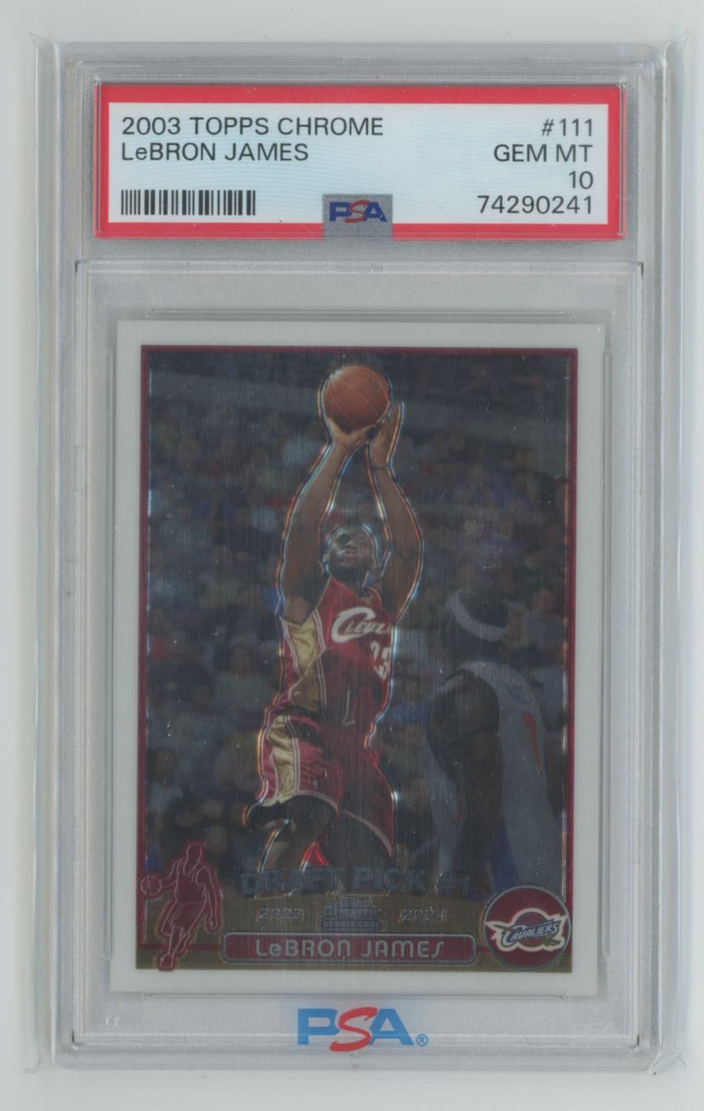 Lebron James 2003 Topps Chrome