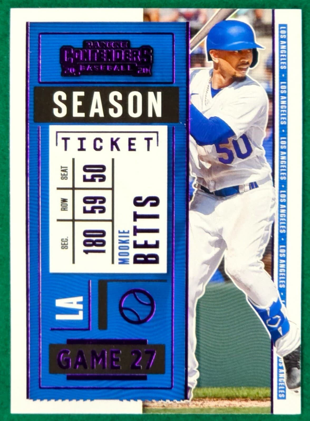 Mookie Betts 2020 Panini Contenders 2020 Panini Contenders