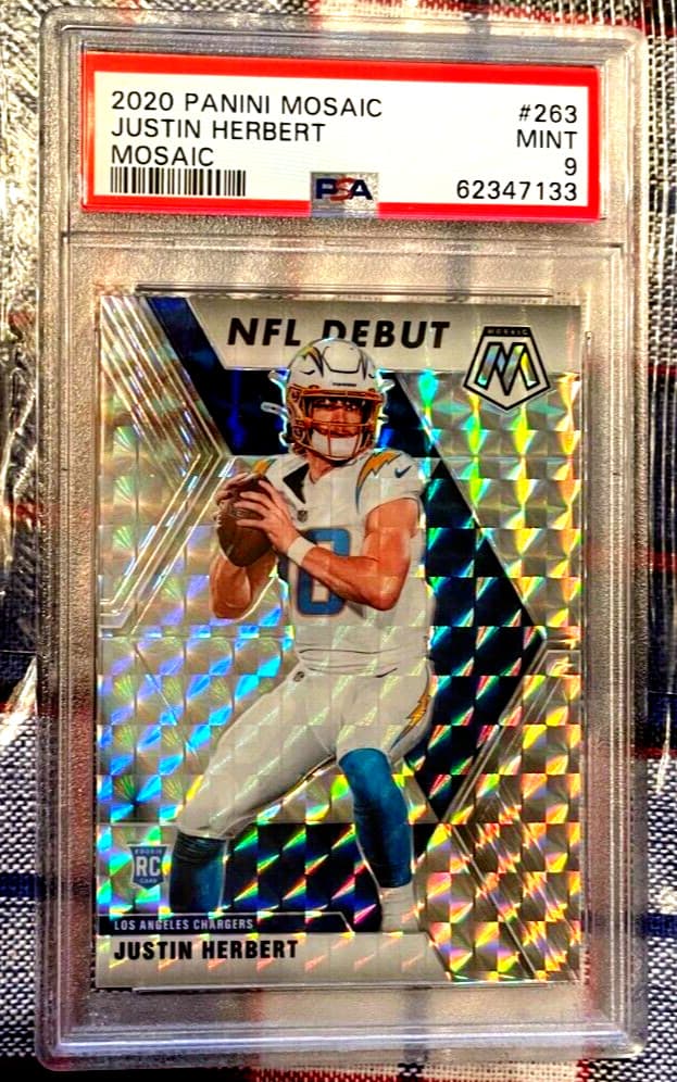 Justin Herbert Mosaic 2020 Panini Mosaic 2020 Panini Mosaic