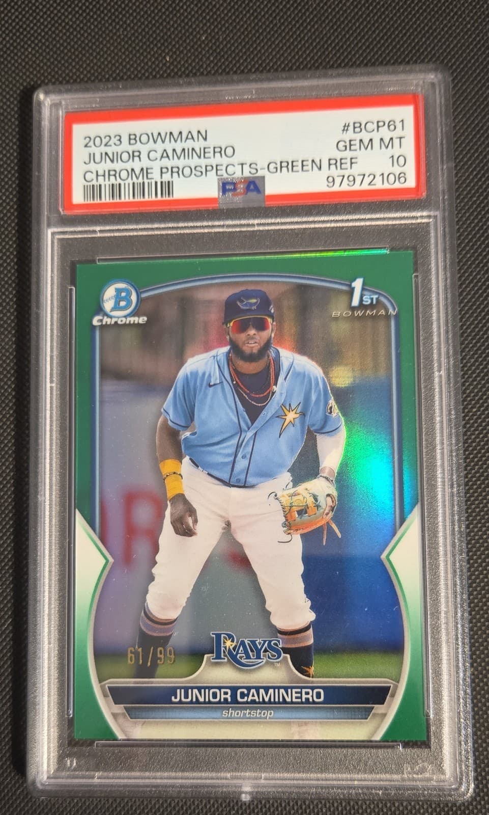 Prospects Junior Caminero 2023 Bowman Chrome 2023 Bowman Chrome