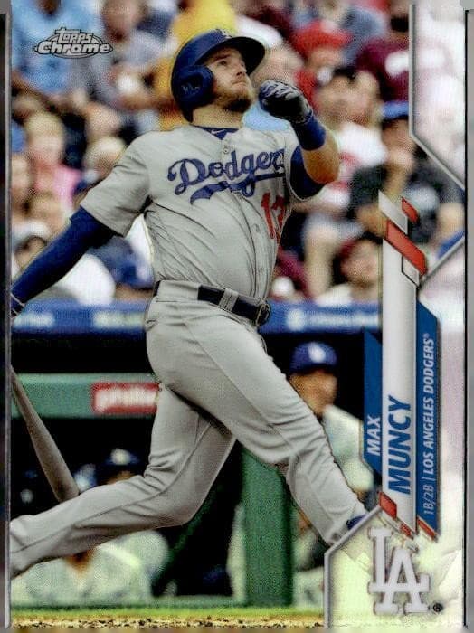Max Muncy 2020 Topps Chrome 2020 Topps Chrome refractor
