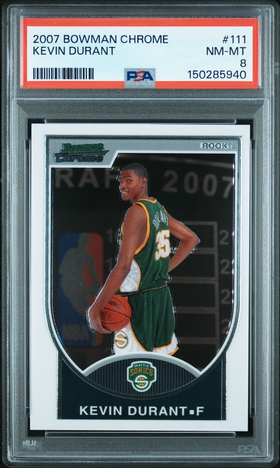 KEVIN DURANT 2007 Bowman Chrome