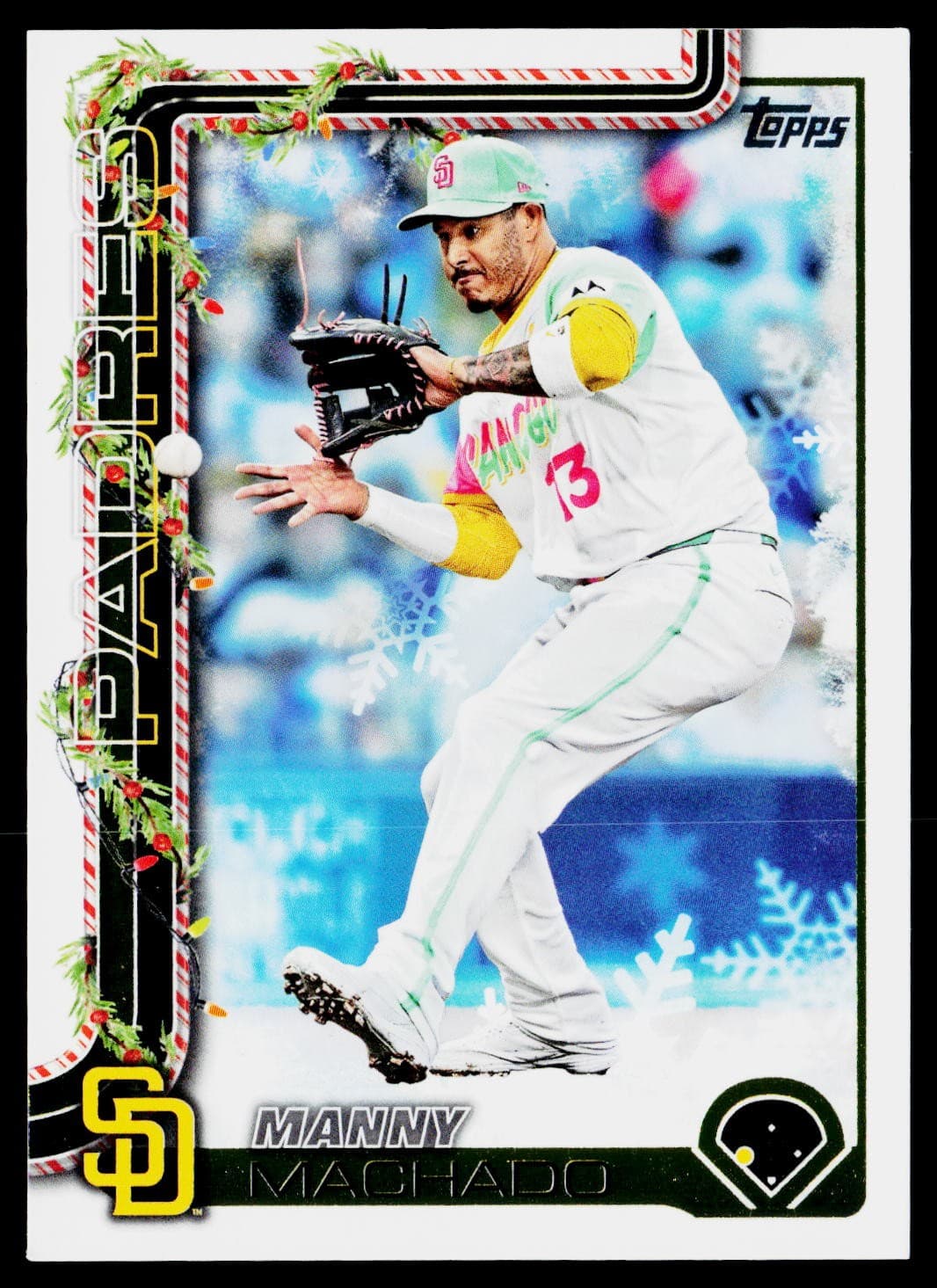 Holiday Manny Machado 2025 Topps 2025 Topps blue example 1