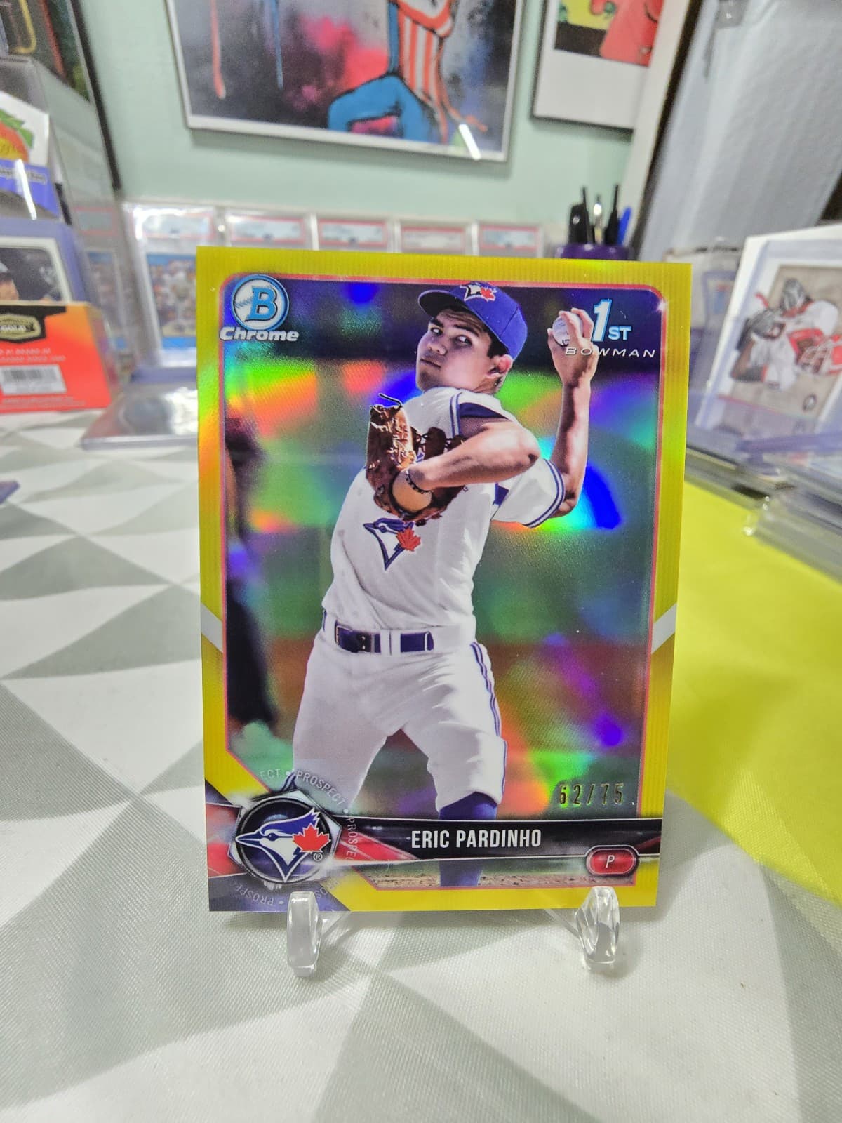 Prospects Canary Yellow 2018 Bowman Chrome 2018 Bowman Chrome