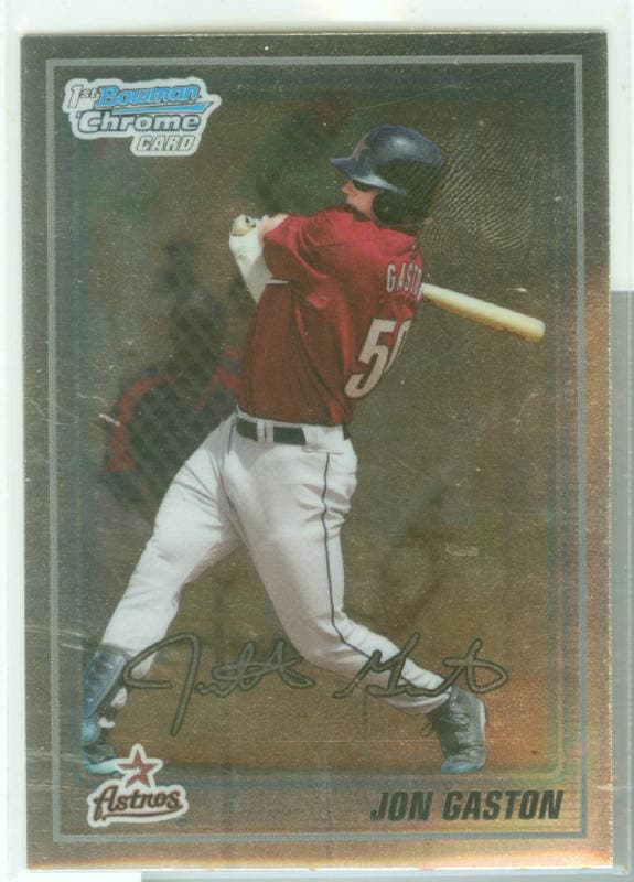 Jon Gaston Houston 2010 Bowman Chrome 2010 Bowman Chrome