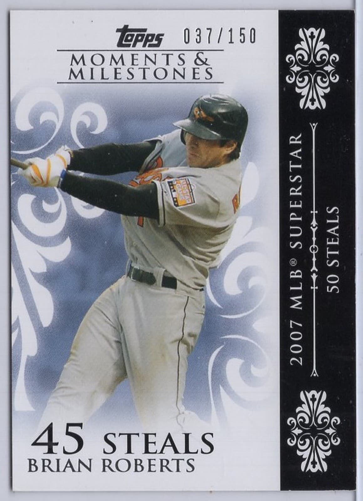 Milestones Brian Roberts 2008 Topps 2008 Topps