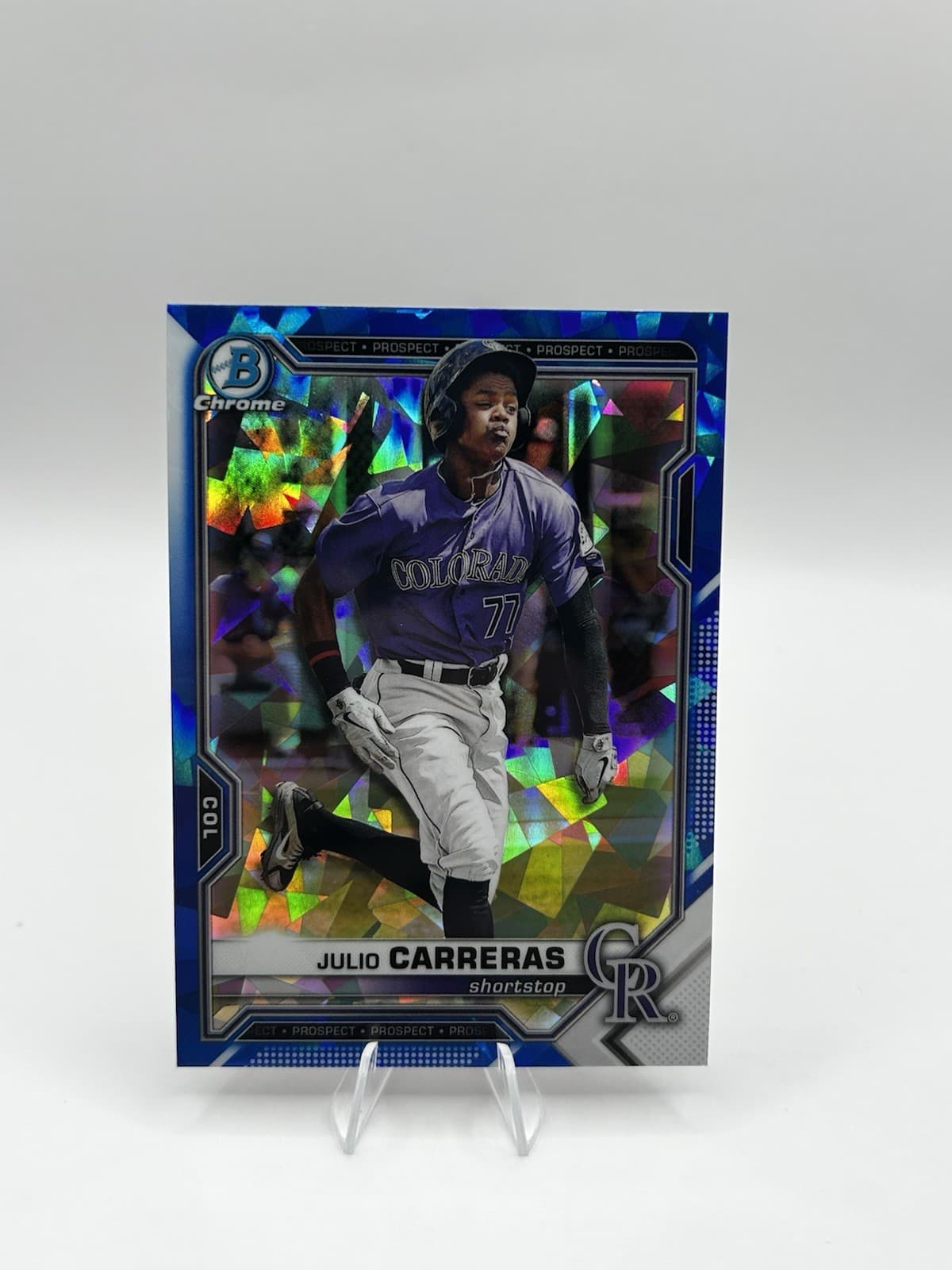 Julio Carreras Draft 2021 Bowman Chrome 2021 Bowman Chrome