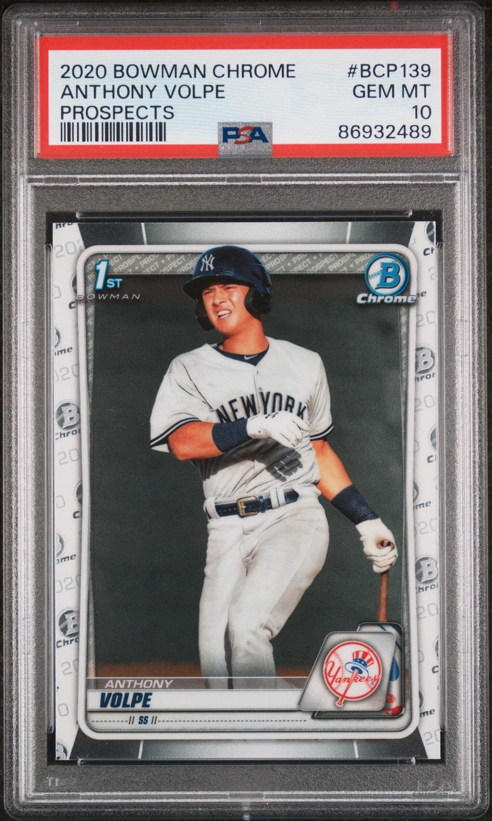 Anthony Volpe Prospect 2020 Bowman Chrome