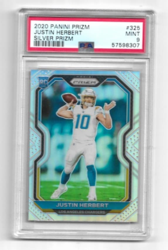 SILVER JUSTIN HERBERT 2020 Panini Prizm 2020 Panini Prizm