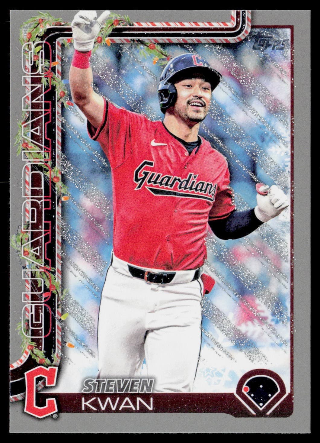 Holiday Steven Kwan 2025 Topps 2025 Topps silver