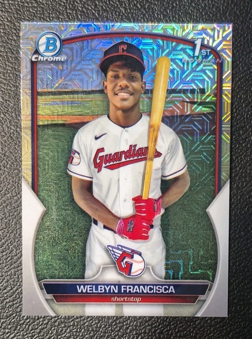 Prospects Welbyn Francisca 2023 Bowman Chrome 2023 Bowman Chrome
