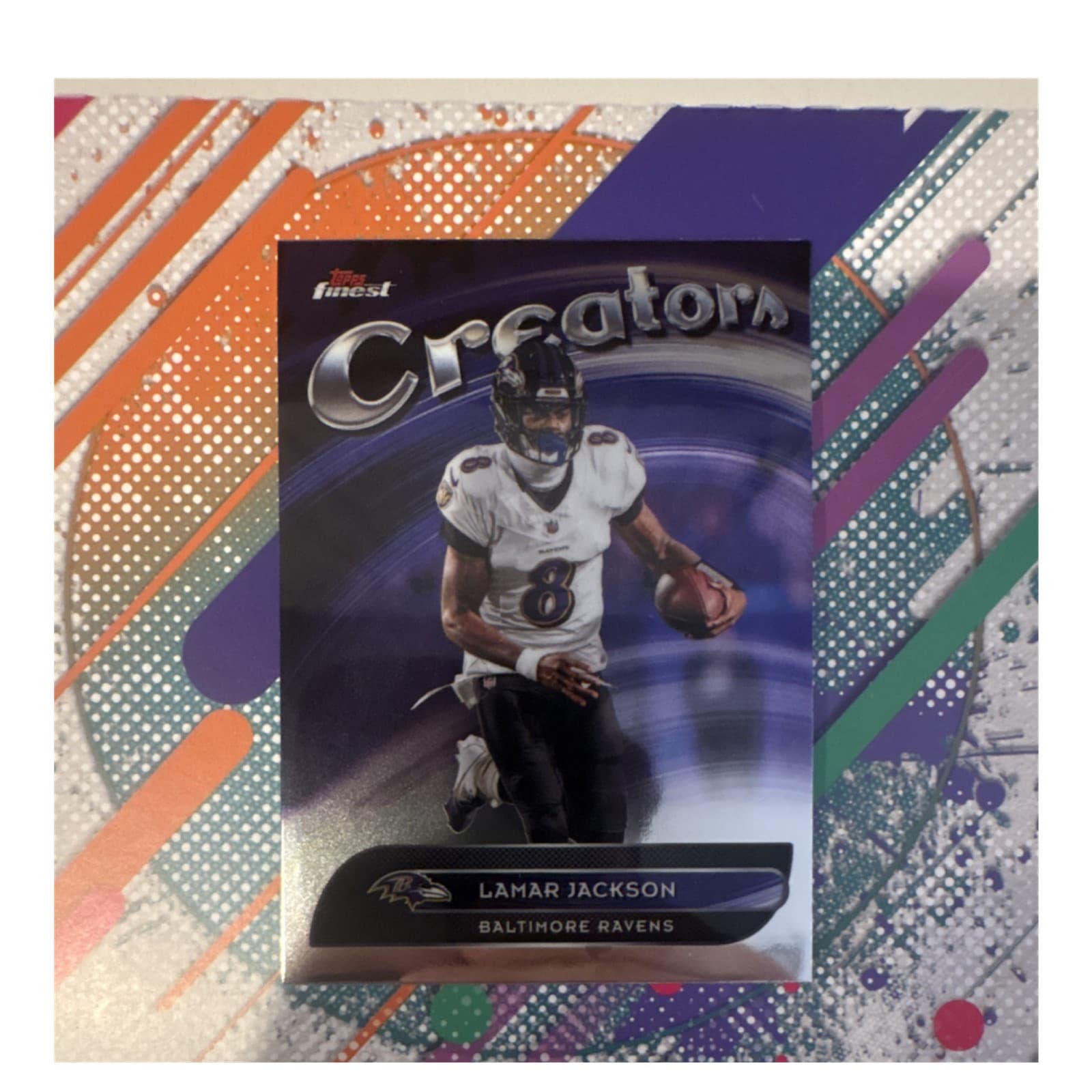 Lamar Jackson Creators 2025 Topps Finest