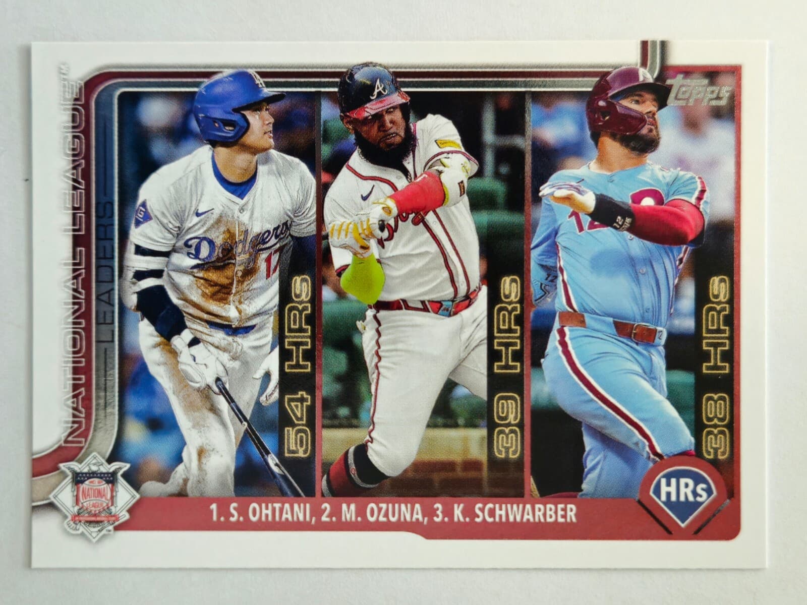 Home Run Leaders 2025 Topps 2025 Topps
