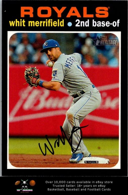 Whit Merrifield 2020 Topps Heritage 2020 Topps Heritage