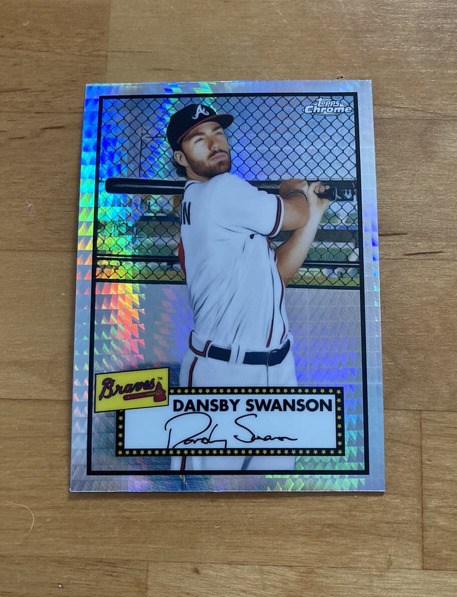 Platinum Anniversary Dansby 2021 Topps Chrome 2021 Topps Chrome