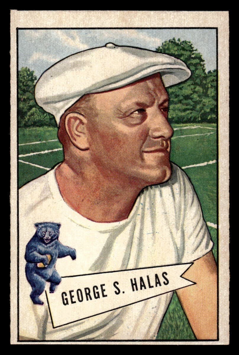 Large Football George 1952 Bowman