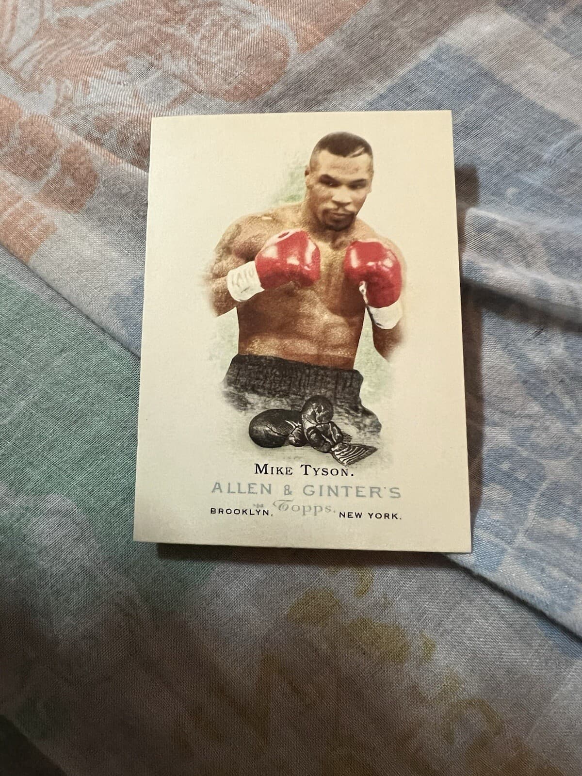Mike Tyson trading card