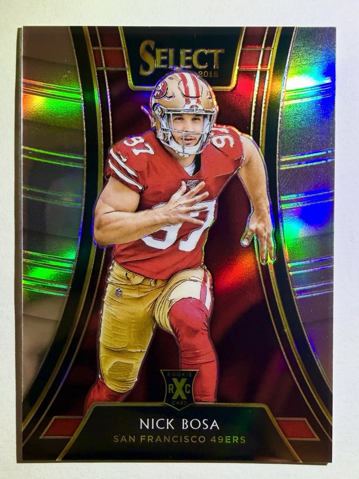 NICK BOSA XRC Silver 49ers 1st 2018 Panini Select 2018 Panini Select