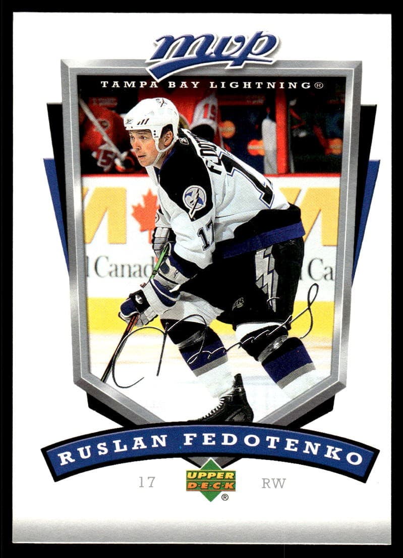 Ruslan Fedotenko Tampa 2006 Upper Deck 2006 Upper Deck
