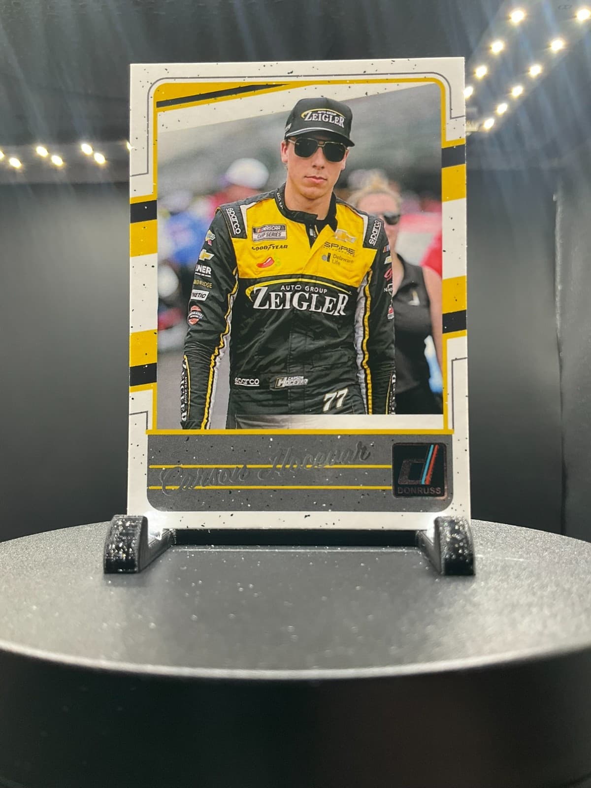 Carson Hocevar trading card