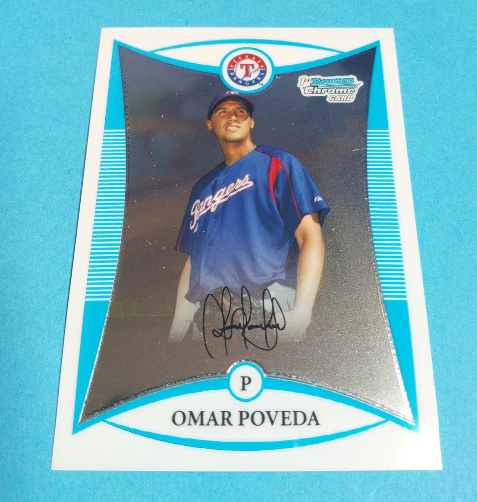 Omar Poveda 2008 Bowman Chrome 2008 Bowman Chrome