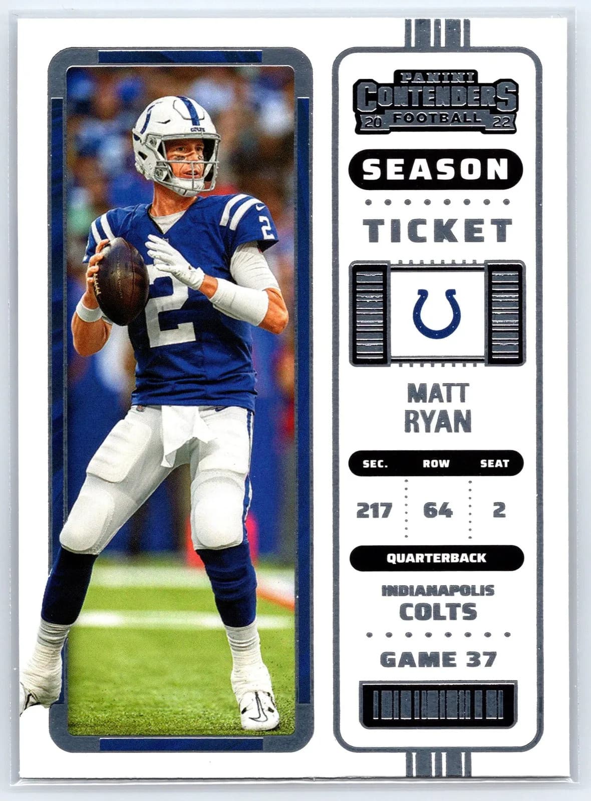 Matt Ryan 2022 Panini Contenders 2022 Panini Contenders