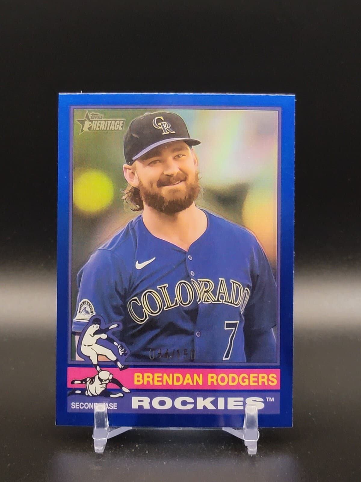 BRENDAN RODGERS BLUE /150 Rock 2025 Topps Heritage 2025 Topps Heritage