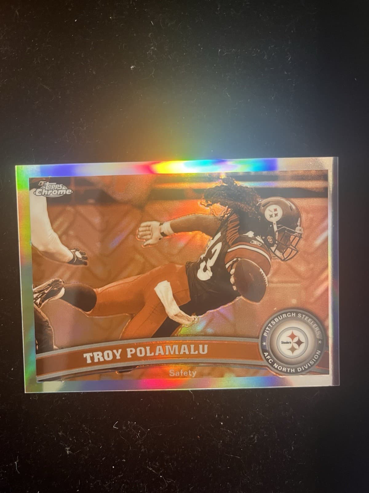 Troy Polamalu Sepia 2011 Topps Chrome