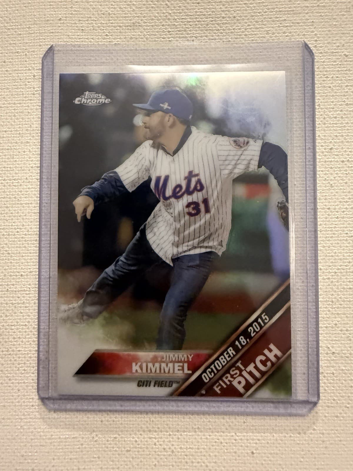 First Pitch 2016 Topps Chrome
