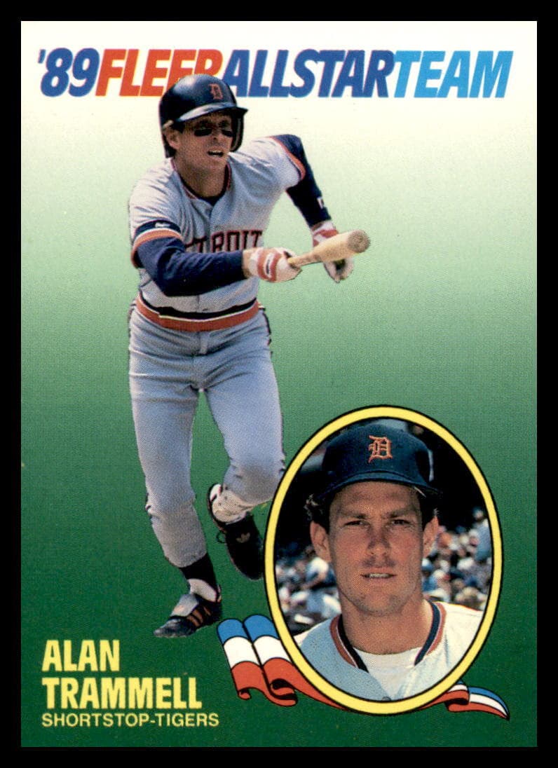 Alan Trammell Detroit 1989 Fleer 1989 Fleer
