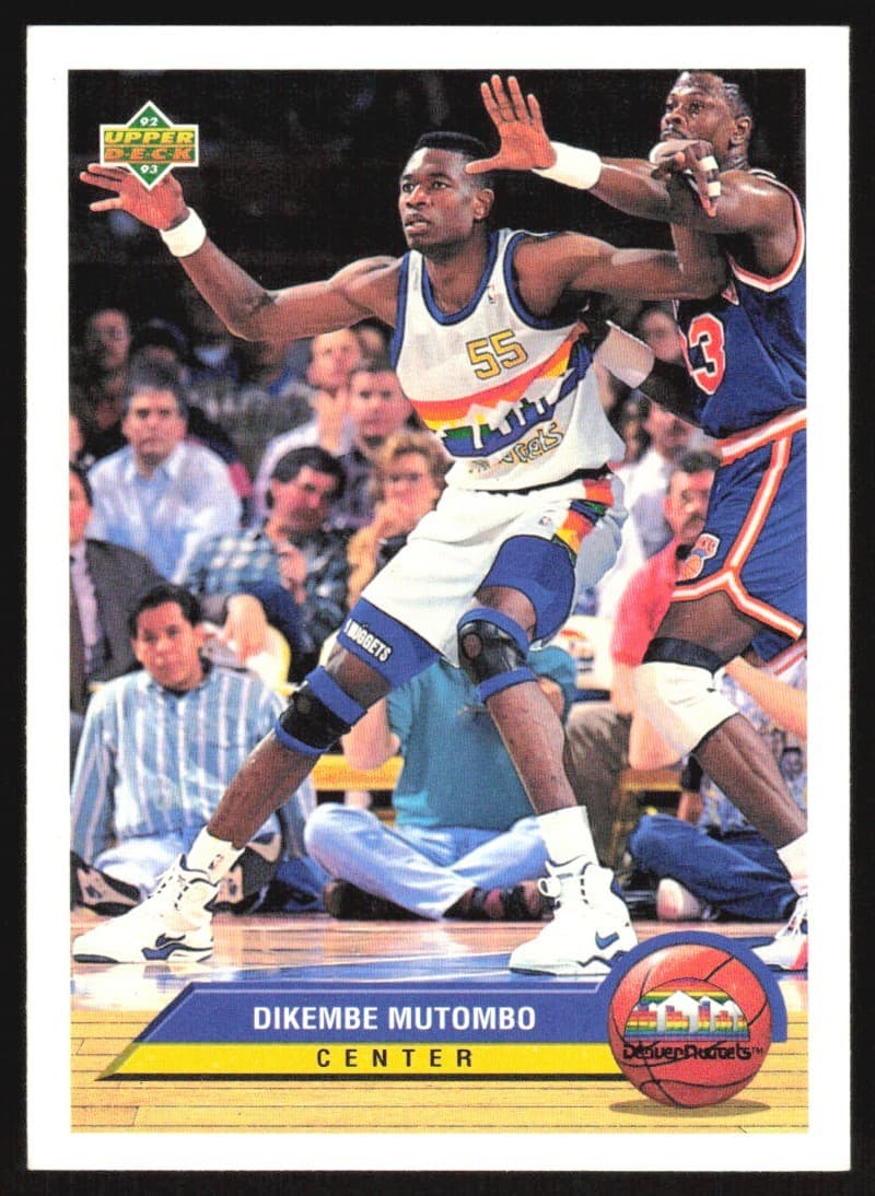 Dikembe Mutombo Denver 1992 Upper Deck 1992 Upper Deck