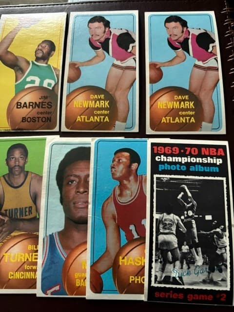 -71 BASKETBALL (7 Cards) , (2) 1970 Topps