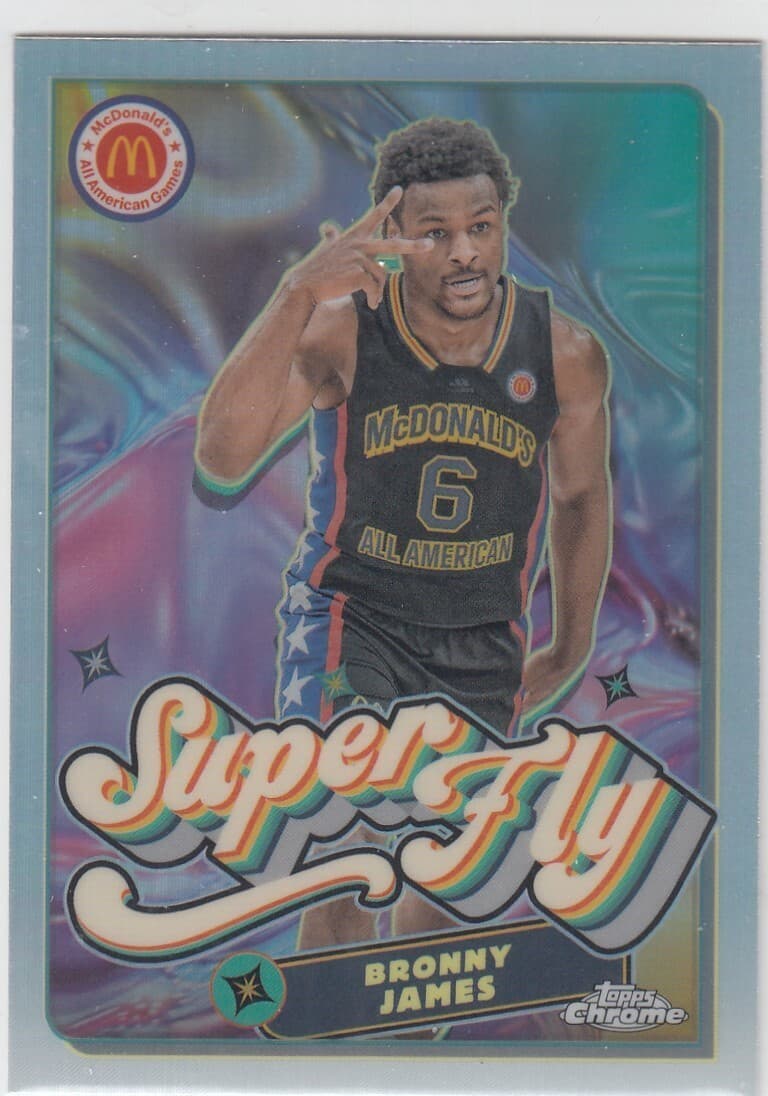Bronny James Mc 2023 Topps Chrome