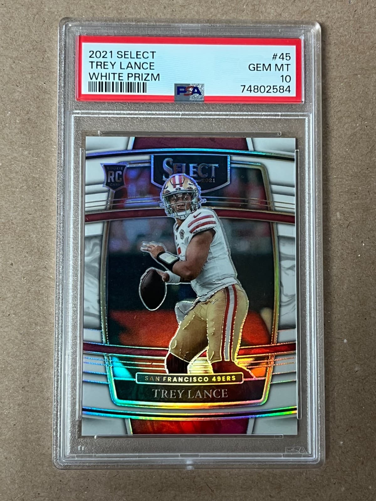 Concourse Trey Lance 2021 Panini Select 2021 Panini Select
