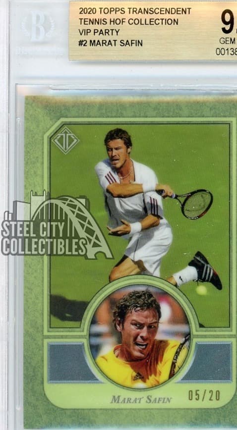Marat Safin trading card