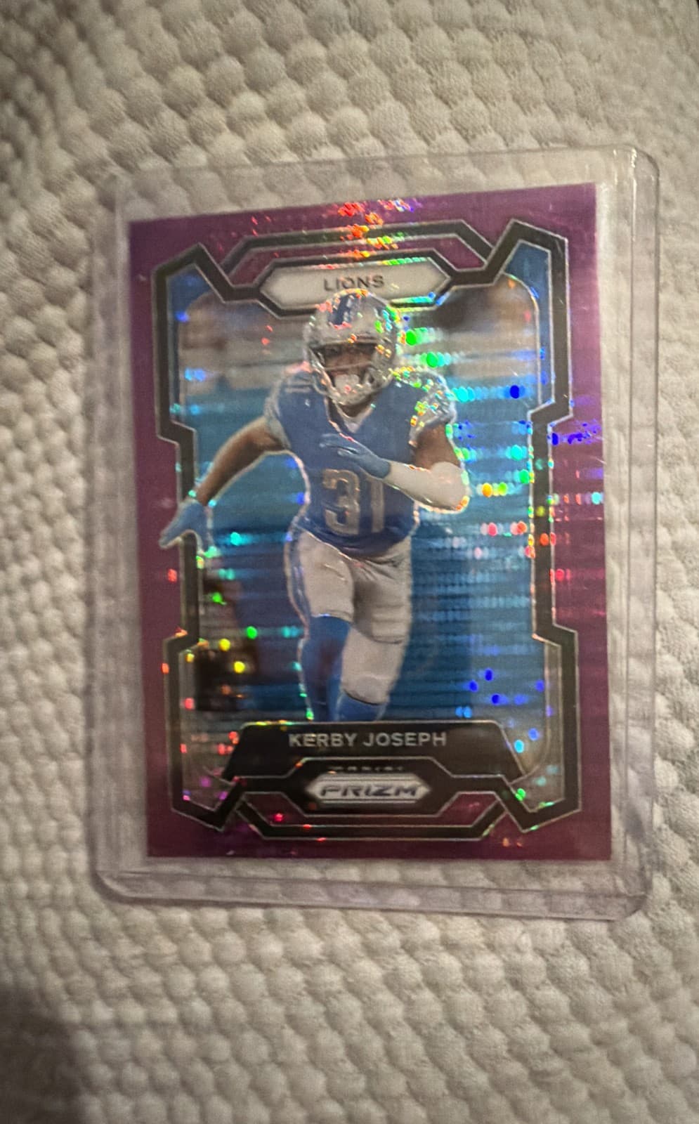 Kerby Joseph Purple 2023 Panini Prizm 2023 Panini Prizm