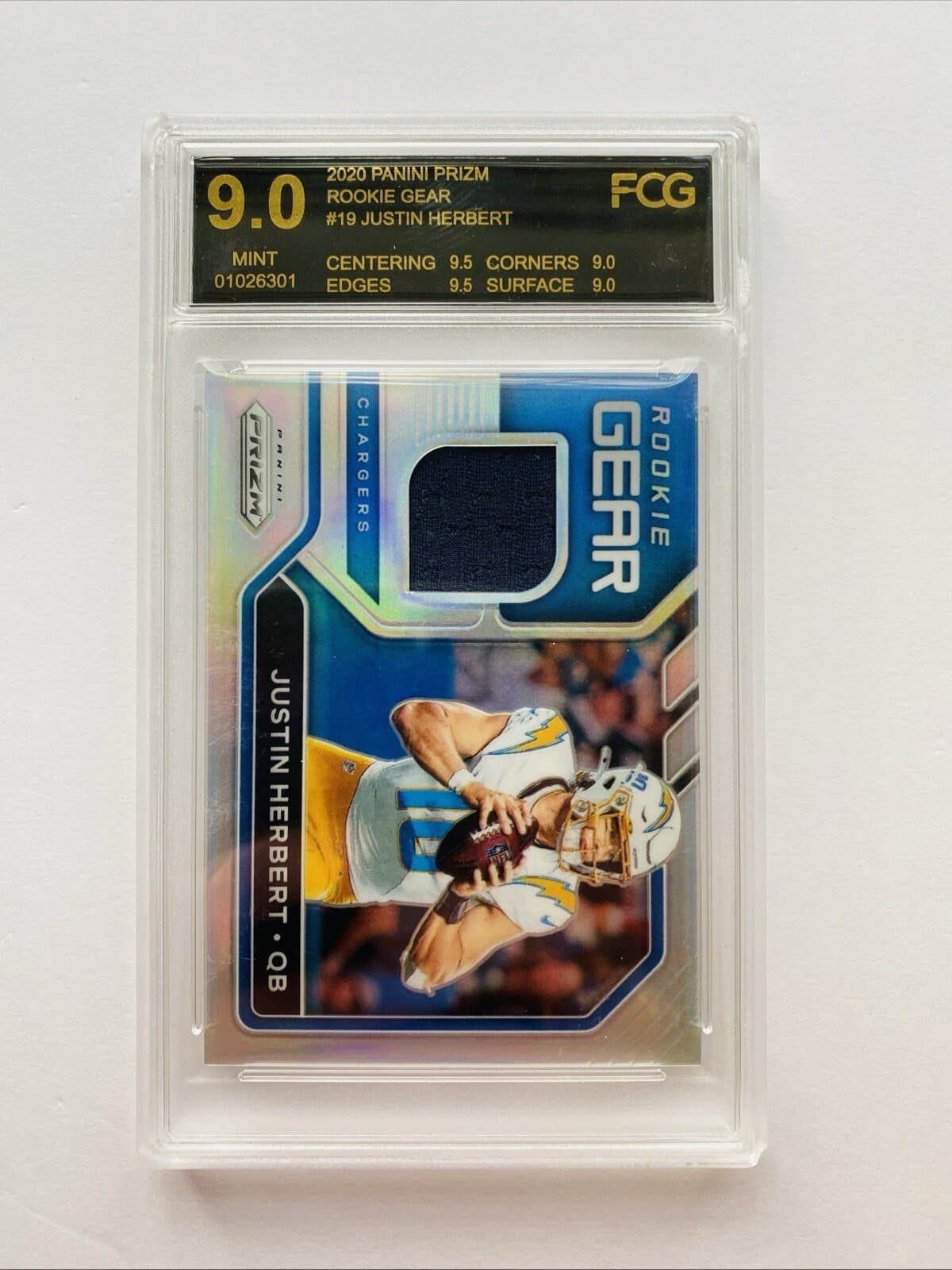 Gear Relics Justin 2020 Panini Prizm 2020 Panini Prizm holo