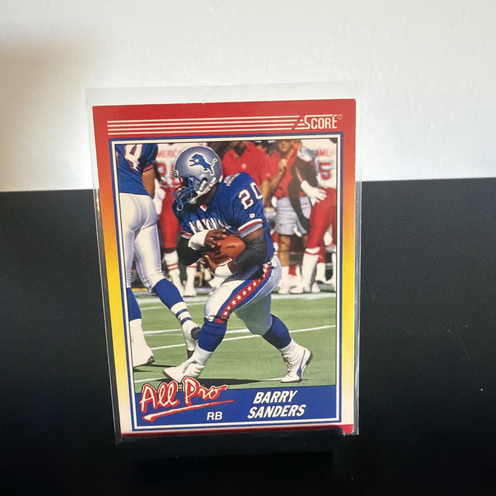 Football Barry Sanders 1990 Score