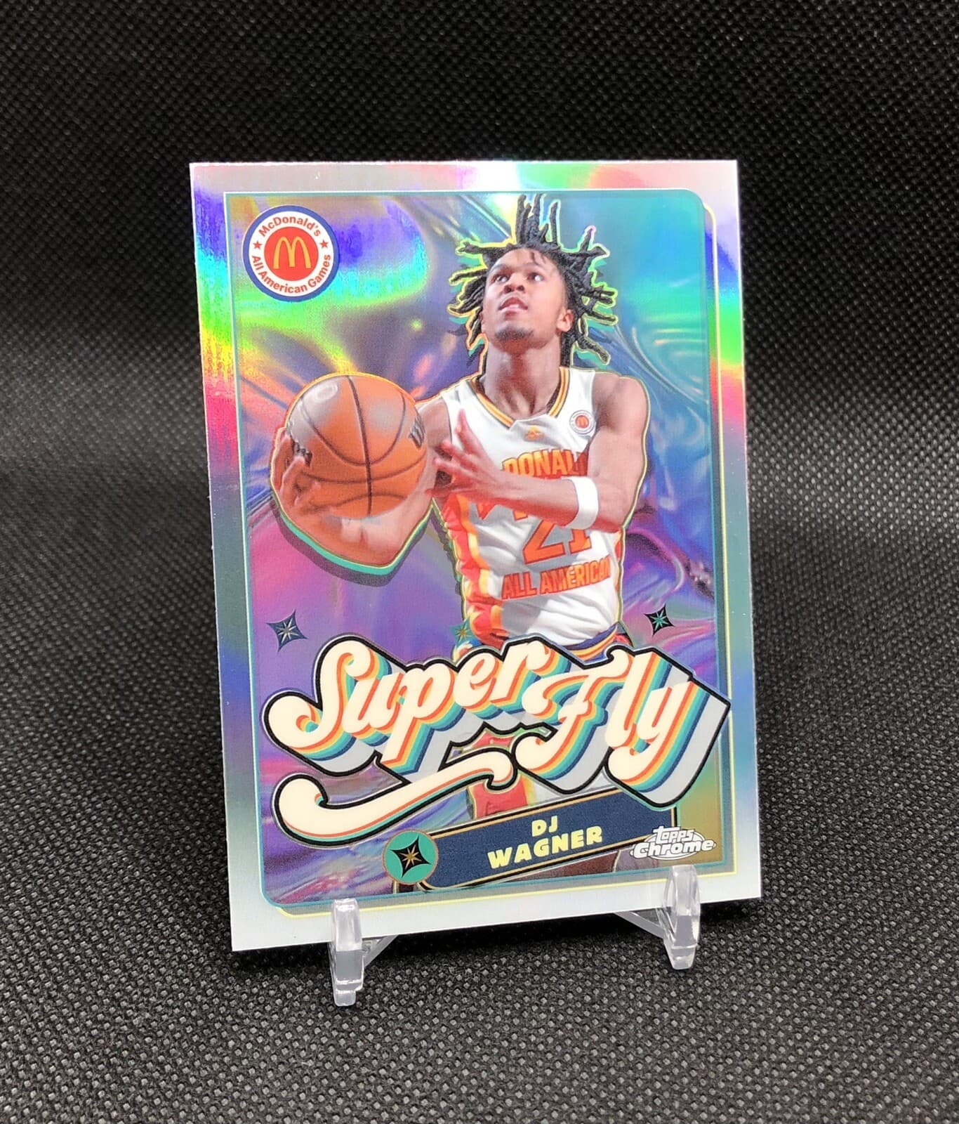 McDonald’s All-American DJ Wag 2023 Topps Chrome 2023 Topps Chrome