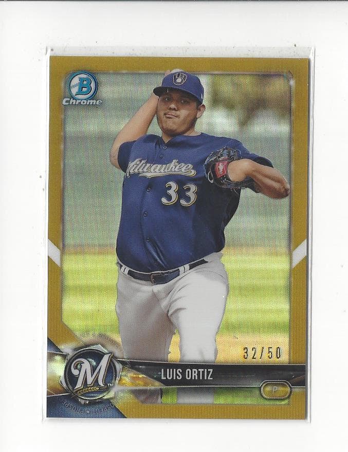 Prospects Gold Luis 2018 Bowman Chrome 2018 Bowman Chrome