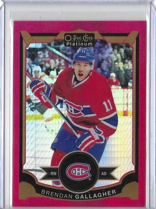 Platinum Brendan Gallagher 2015 O-Pee-Chee 2015 O-Pee-Chee red