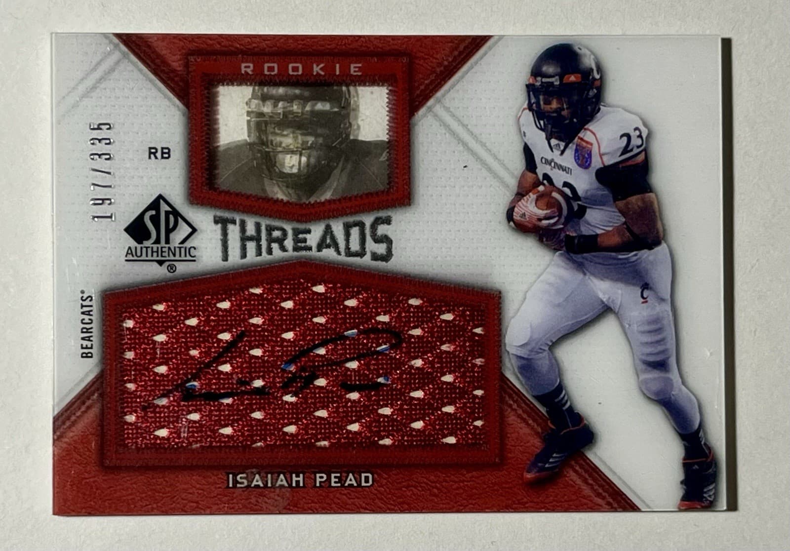 Authentic Isaiah Pead 2012 Upper Deck SP